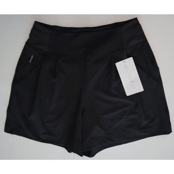 Athleta 586806-00-2 Women's Sz 2 Black Fairway 5" Golf Shorts - Picture 1 of 12